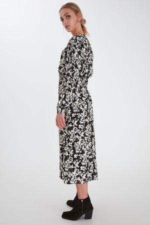 Ichi Anke Dress Black