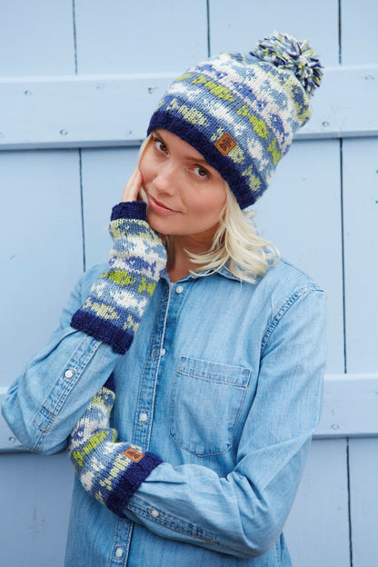 Pachamama Lombok Handwarmer Blue