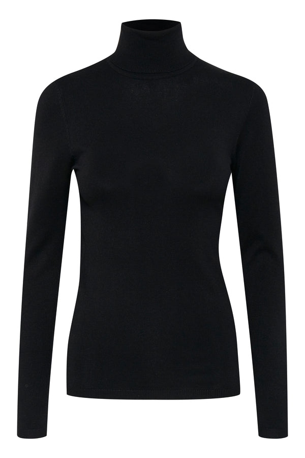 Ichi Mafa Roll Neck Black