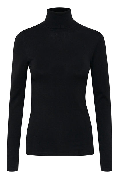 Ichi Mafa Roll Neck Black
