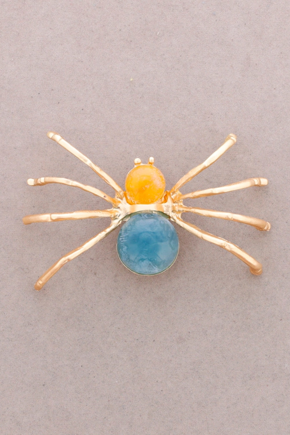 Metal Spider Brooch