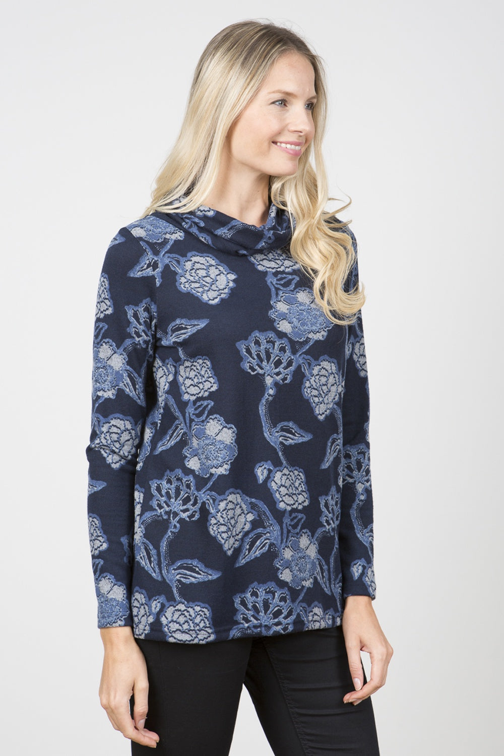 Lily and Me Relaxed Jumper Kimono Navy