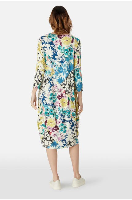 Sahara Floral Collage Bubble Dress