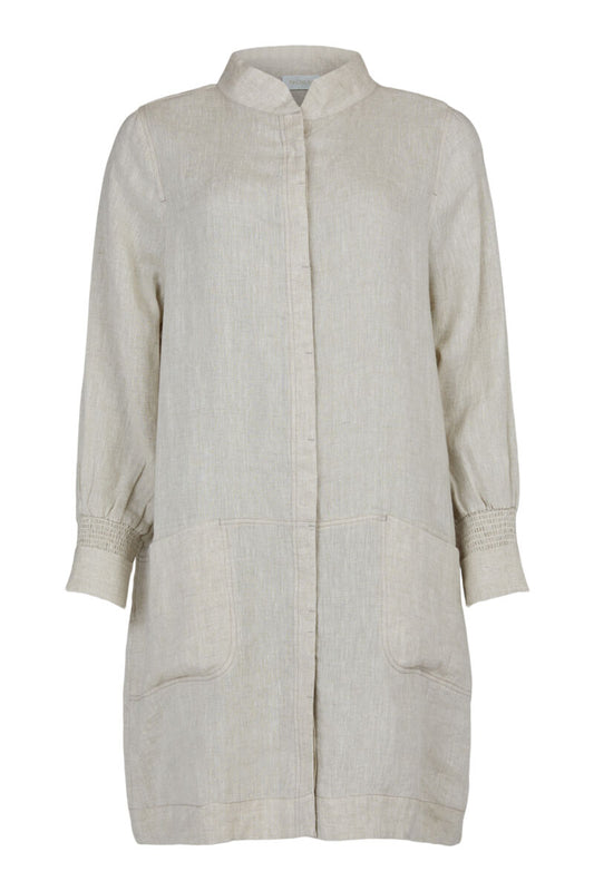 NOEN Linen Oversized Pocket Jacket Beige