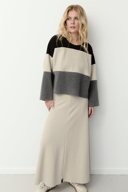 Mix Fleece Blouse