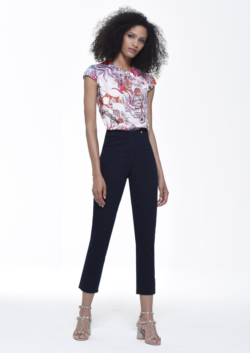 Robell Bella 09 Trouser Denim Blue