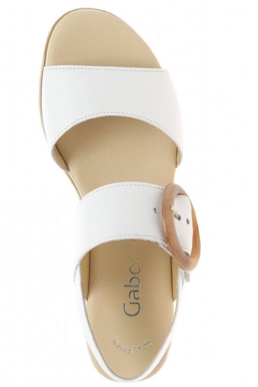 Gabor Shoes Yeo Sandal White