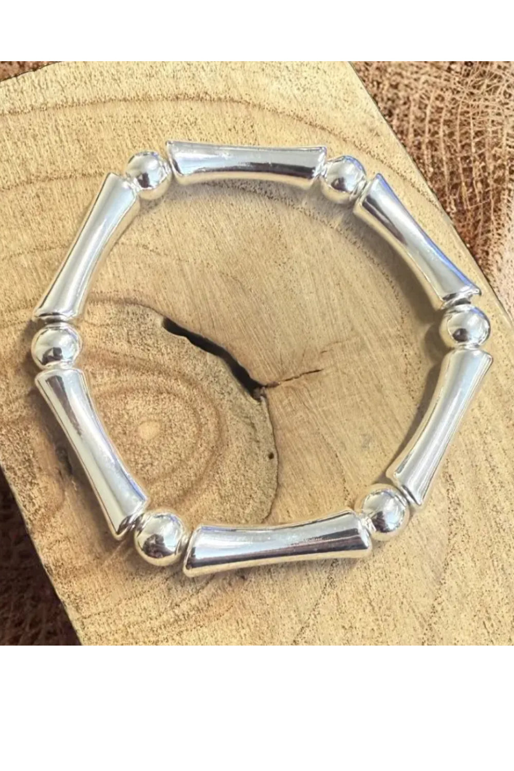 Tube & Bead Bracelet