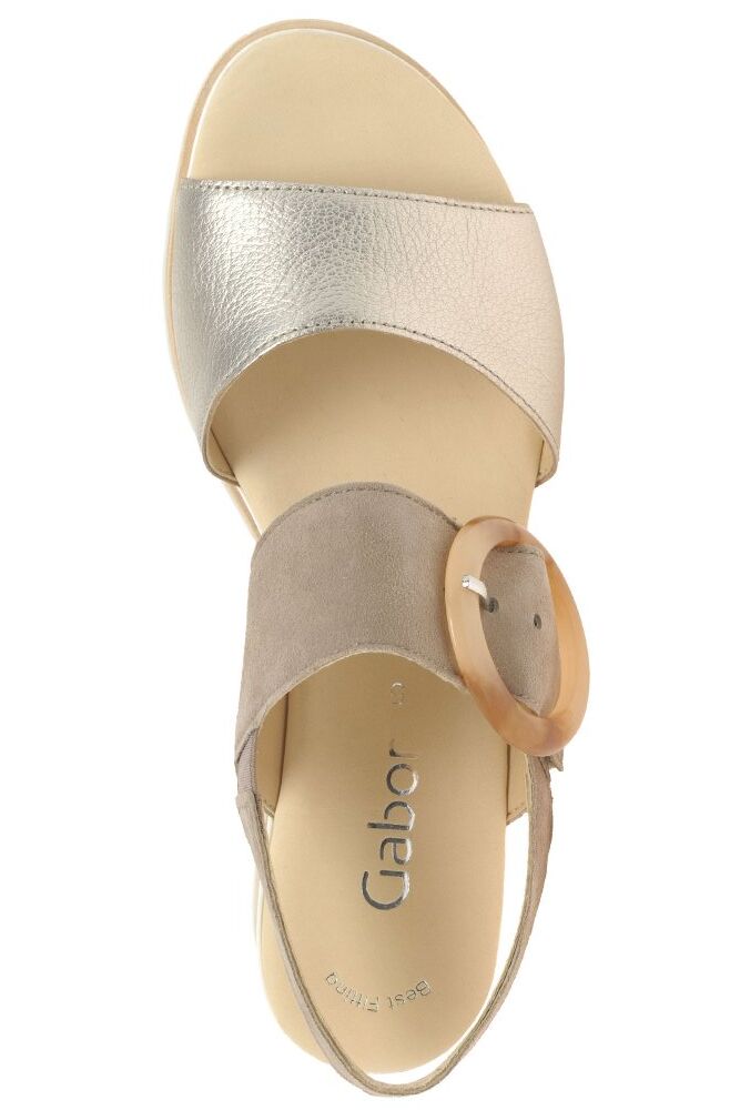 Gabor Shoes Yeo Sandal Beige