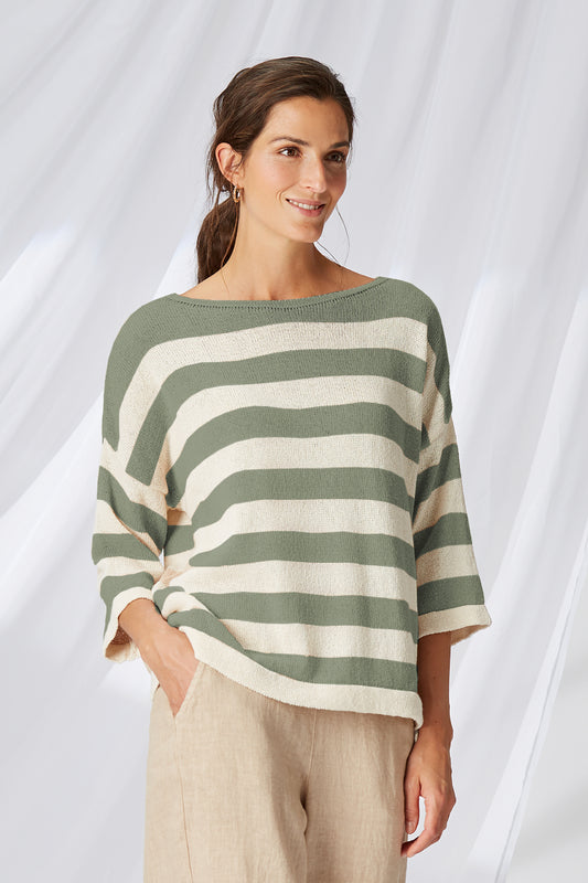 Lightweight Stripe Pullover