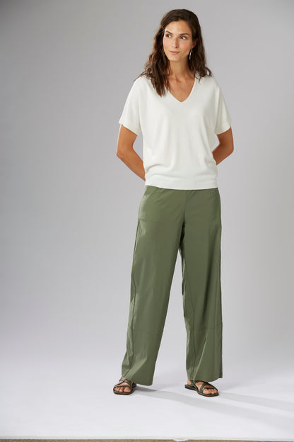 V-Neck Knitted Sweater Top