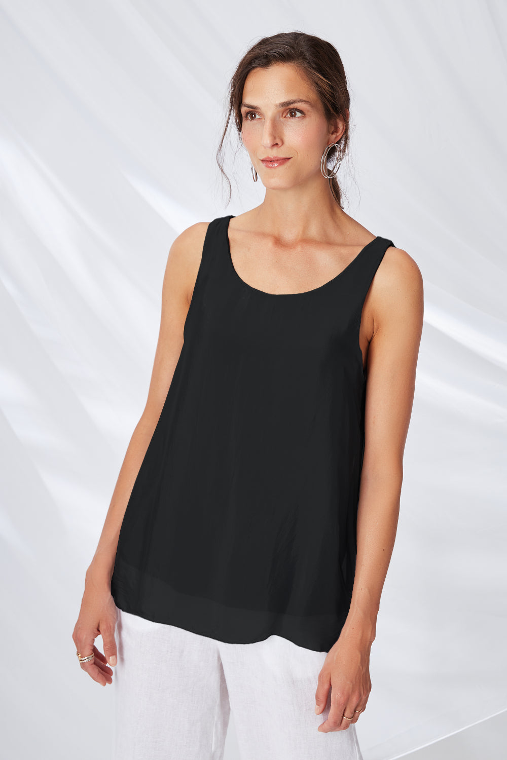 Fine Double Layer Vest Top