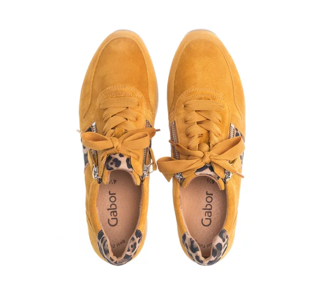 Gabor Shoes Lulea Trainer Mustard