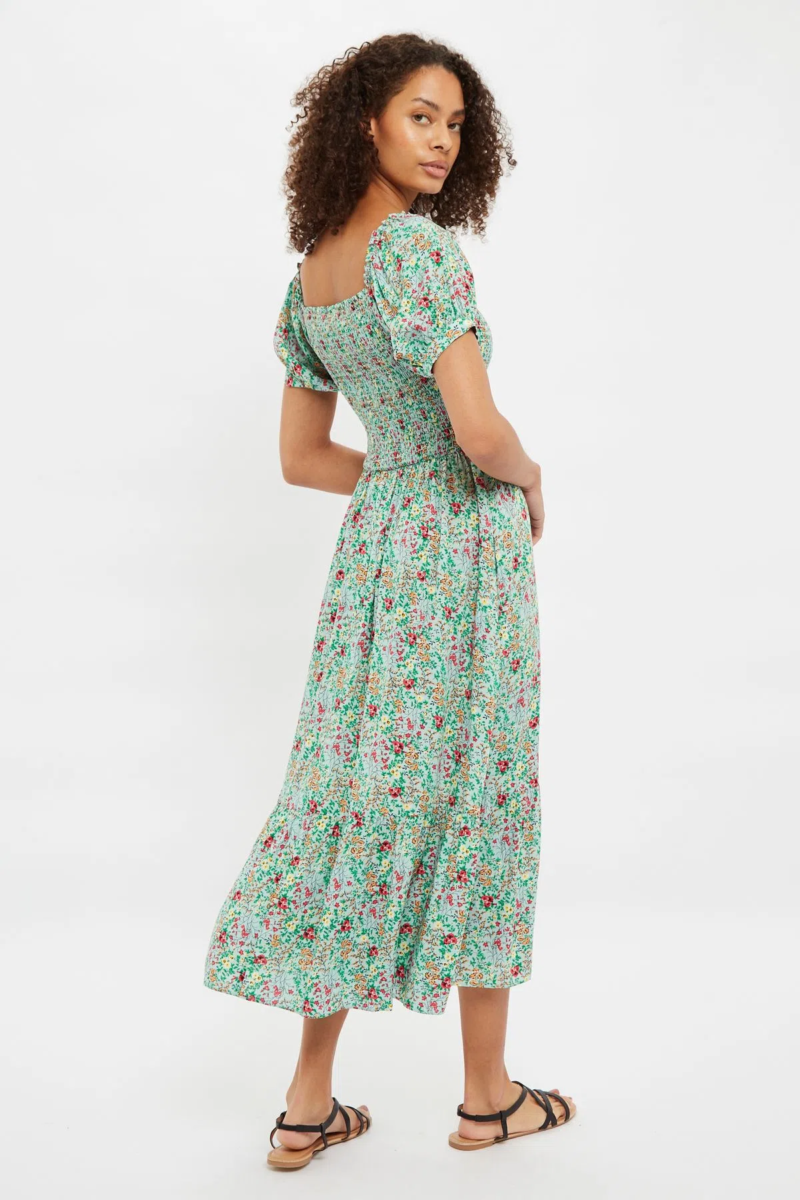 Louche Babette Flower Show Midi Dress