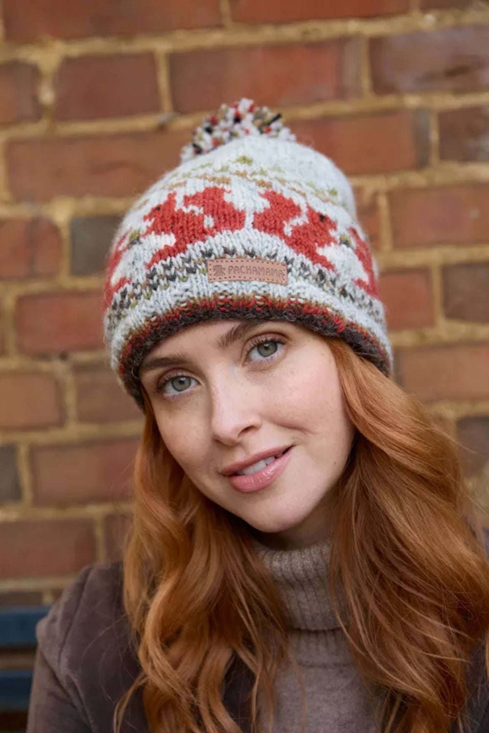 Squirrel Bobble Beanie