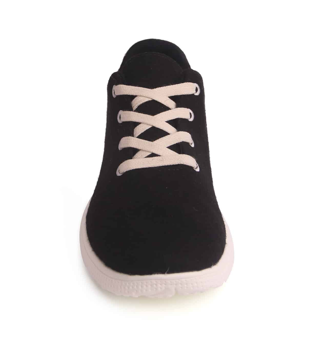 Egos Shoes Merino Wool Sneaker Black