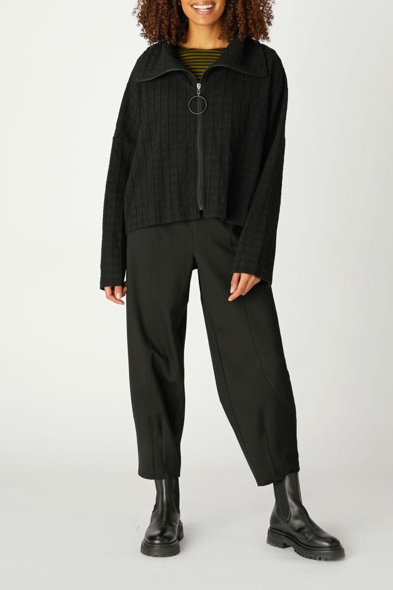 Window Pane Wool Jacket Black – Jessie Juniper