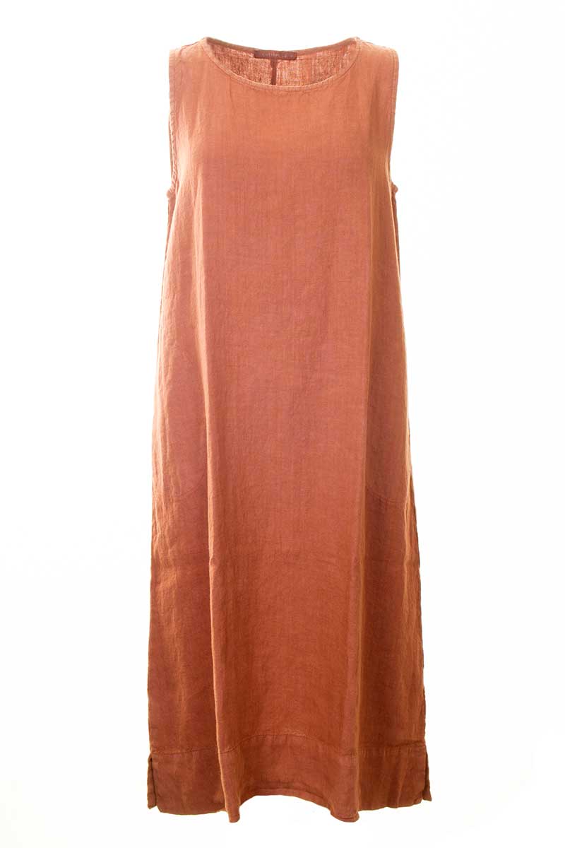 Cut Loose Easy Tank Dress Tandoori