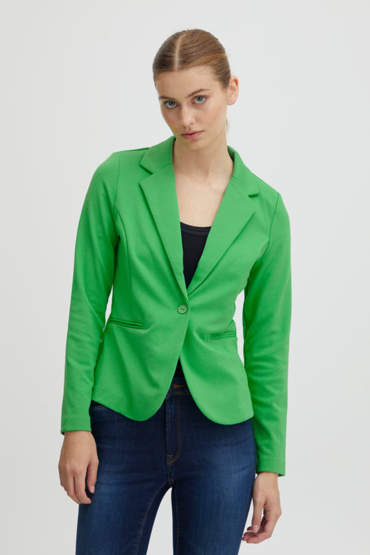 Ichi Kate Blazer Willow Bough Green