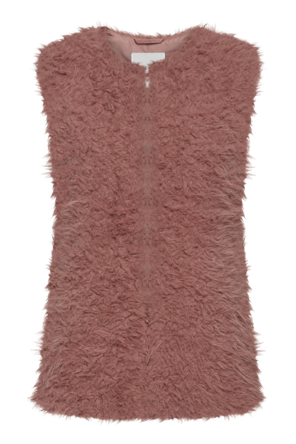 Ichi Tito Waistcoat Ash Rose