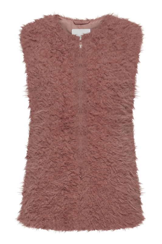 Ichi Tito Waistcoat Ash Rose
