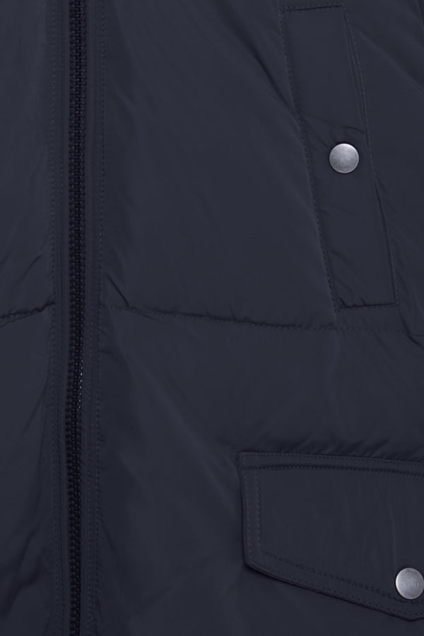 Ichi Bunala Down Coat Dark Navy 