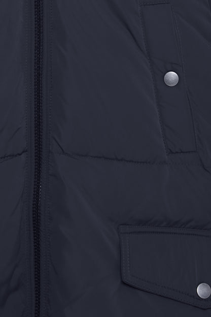 Ichi Bunala Down Coat Dark Navy 