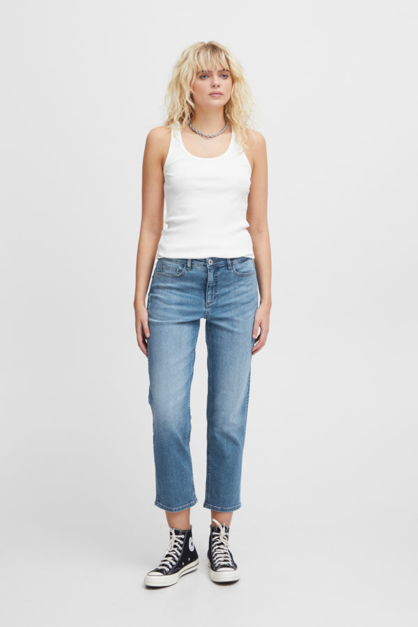 Ichi Twiggy Raven Jeans Light Blue