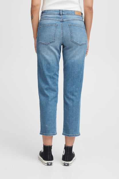 Ichi Twiggy Raven Jeans Light Blue