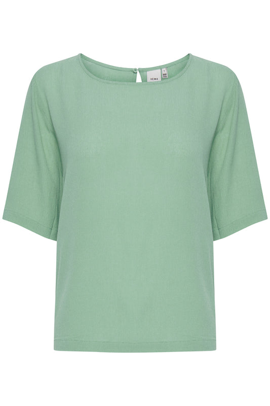 Ichi Marrakech Blouse Holly Green
