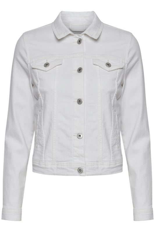 Ichi Ziggy Jacket Bright White White