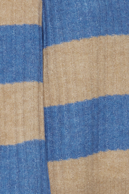 Ichi Kamara Stripe Jumper French Blue