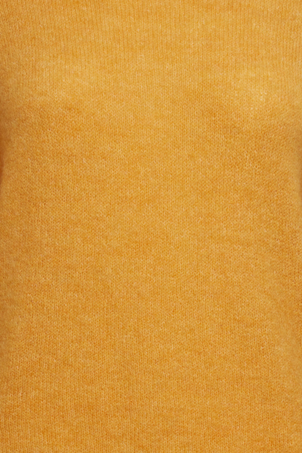 Ichi Kamara Jumper Plain Beeswax Orange