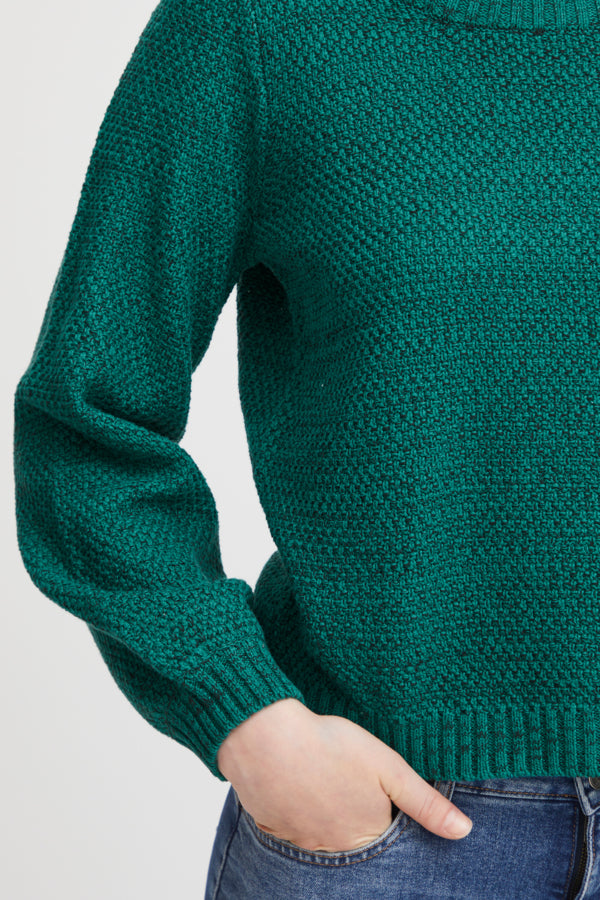 Ichi Noelle Jumper Cadmium Green Green