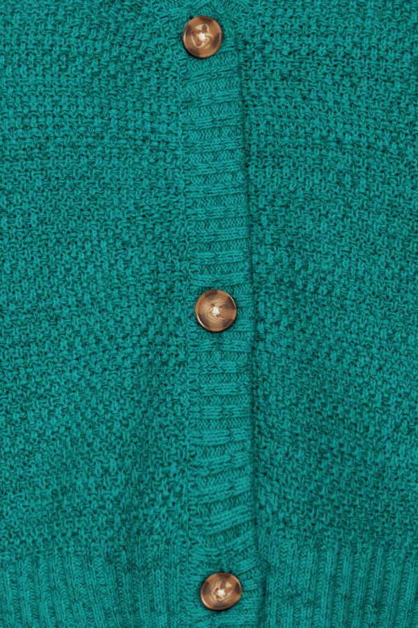 Ichi Noelle Cardigan Cadmium Green 