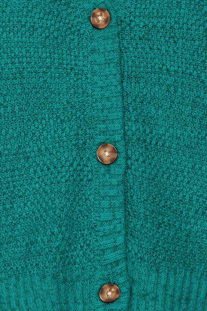 Ichi Noelle Cardigan Cadmium Green 