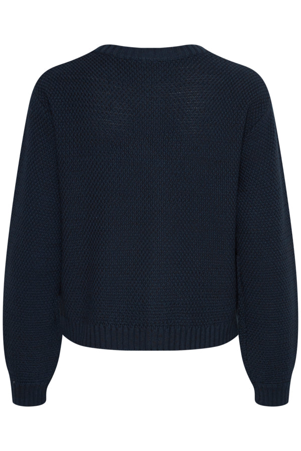 Ichi Noelle Cardigan Total Eclipse 