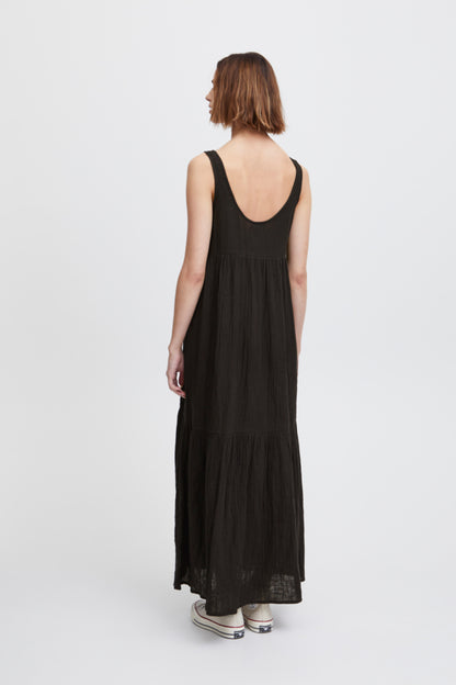 Ichi Foxa Maxi Dress Black