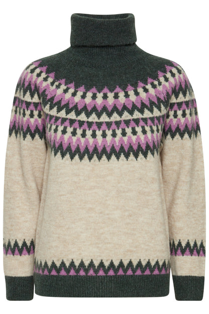 Ichi Povoke Long Sleeve Oatmeal 