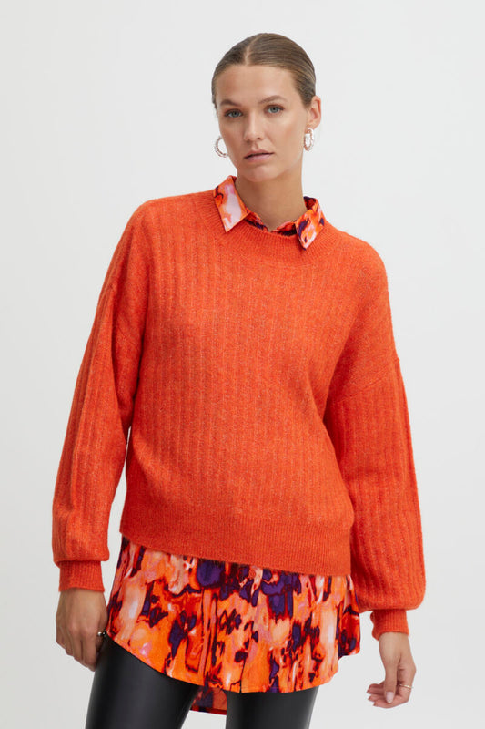 Ichi Kamara Jumper Ribbed Koi