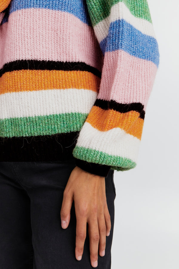 Ichi Kamara Stripe Jumper Multi