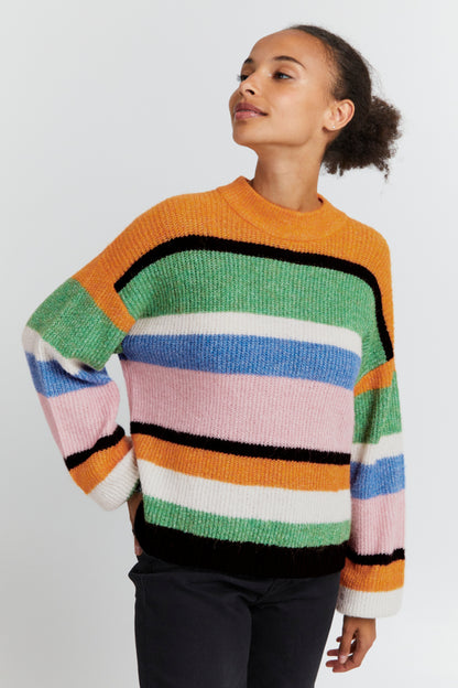 Ichi Kamara Stripe Jumper Multi
