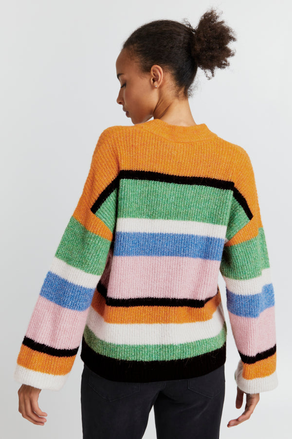Ichi Kamara Stripe Jumper Multi