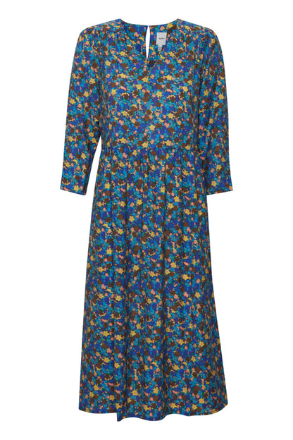 Ichi Tilla Dress Blithe Blue