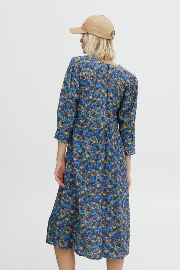 Ichi Tilla Dress Blithe Blue