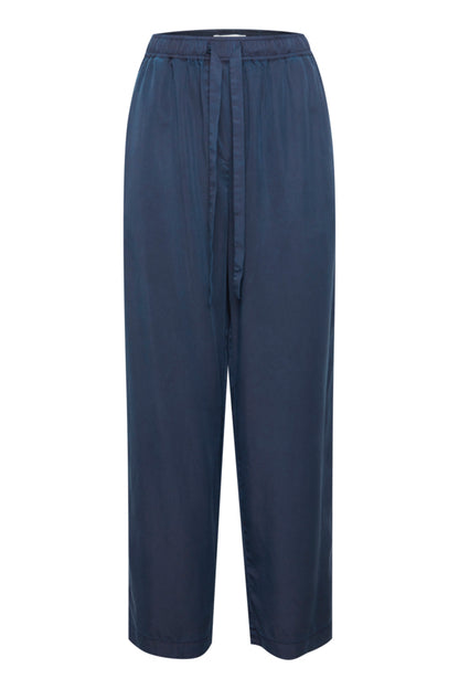 Ichi Filuni Trousers Total Eclipse Blue