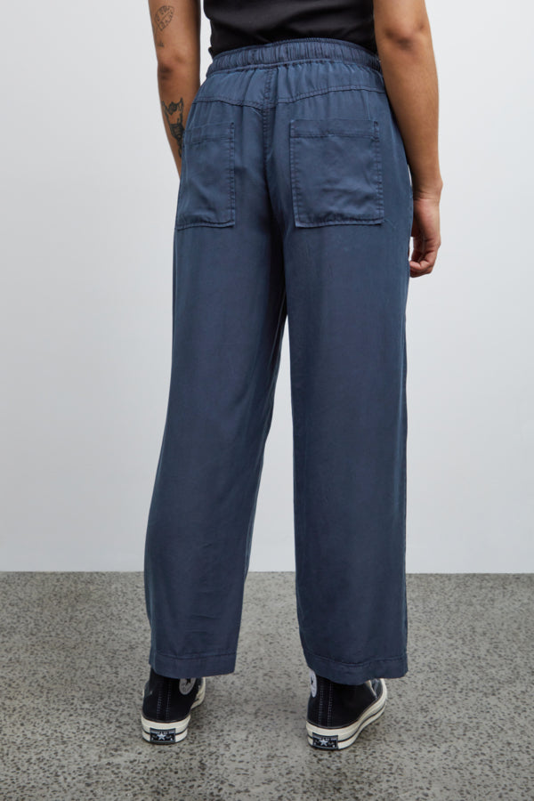 Ichi Filuni Trousers Total Eclipse Blue