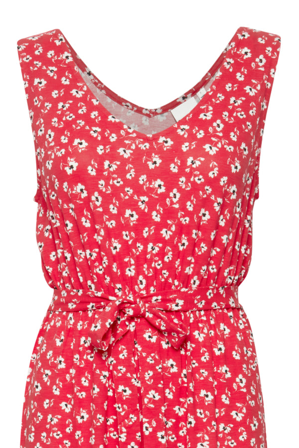 Ichi Lisa Dress Raspberry Wine 