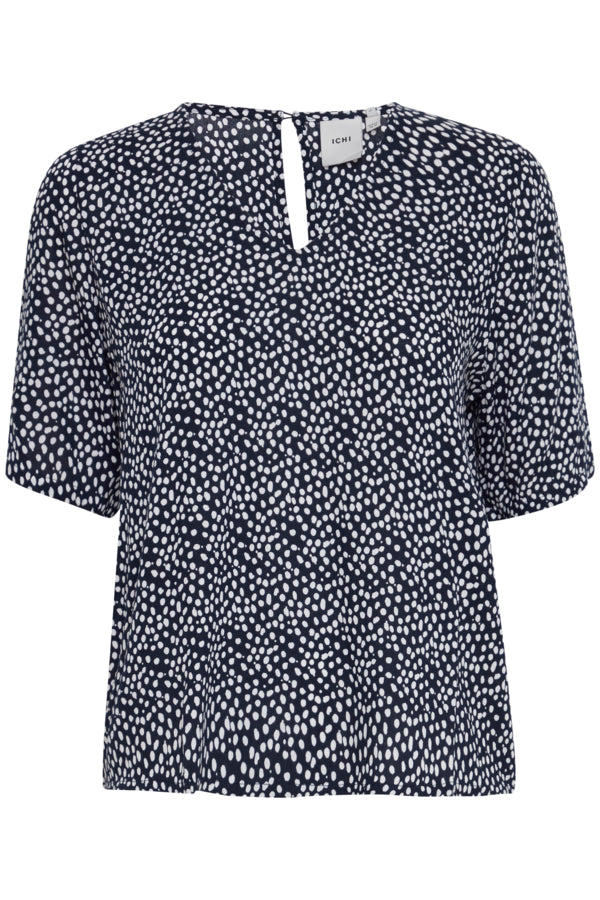 Ichi Marrakech Blouse Tota Eclipse Dot 