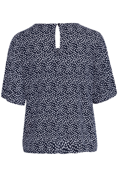 Ichi Marrakech Blouse Tota Eclipse Dot 